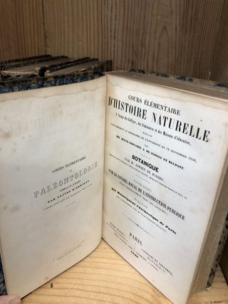 COURS D'HISTOIRE NATURELLE - BOTANIQUE, MINERALOGIE, GEOLOGIE, ZOOLOGIE - 4 Volumes
