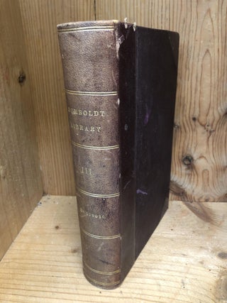 Item #002807 HUMBOLDT LIBRARY OF POPULAR SCIENCE LITERATURE - Volume III, Numbers 25 - 36, 1882