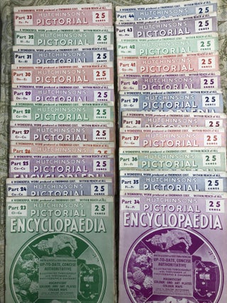 HUTCHINSON'S PICTORIAL ENCYCLOPAEDIA - 80 Parts, Complete