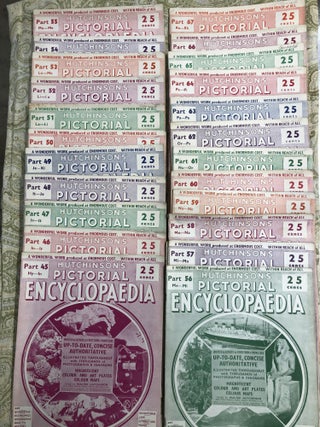 HUTCHINSON'S PICTORIAL ENCYCLOPAEDIA - 80 Parts, Complete