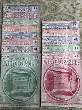 HUTCHINSON'S PICTORIAL ENCYCLOPAEDIA - 80 Parts, Complete