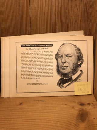 Item #004640 FATHERS OF CONFEDERATION PORTFOLIO, THE. Tom Buston