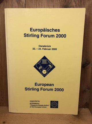 Item #004697 PROCEEDINGS OF THE EUROPEAN STIRLING FORUM 2000