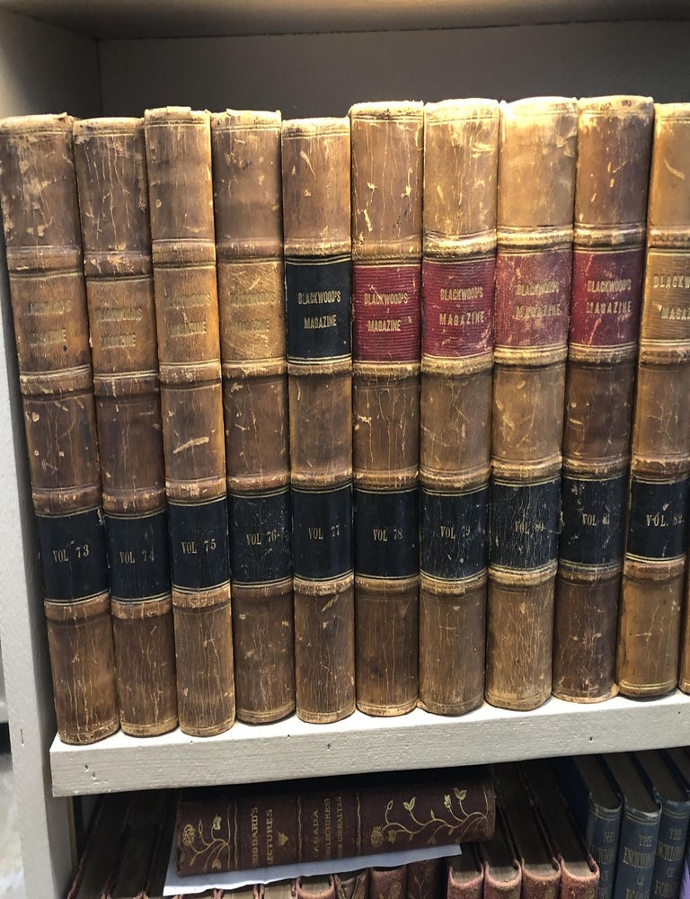 Item #004738 BLACKWOOD'S EDINBURGH MAGAZINE - VOLUME 73 - 86. 14 Volumes, 1853-1859