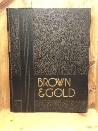 Item #004851 1936 BROWN & GOLD, Volume 17. Eric W. Thrift