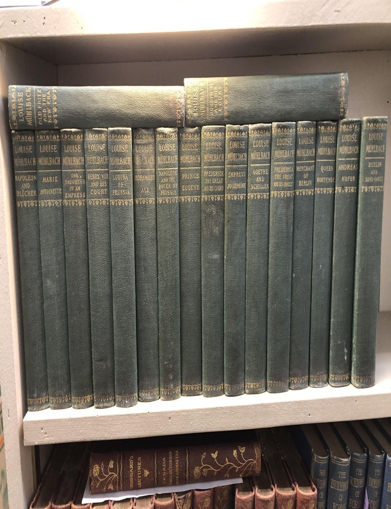 Item #004914 WORKS OF LOUISE MUHLBACH, THE in Eighteen Volumes - Complete. Louise Muhlbach.