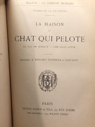 LA MAISON DU CHAT QUI PELOTE - Le Bal De Sceaux - Une Fille D'Eve