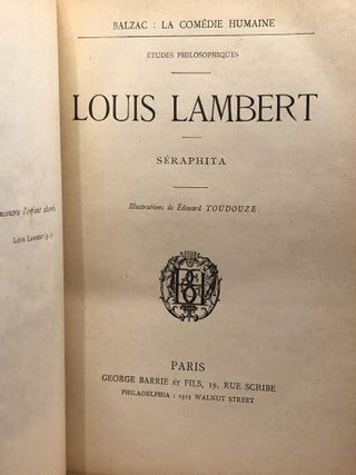 LOUIS LAMBERT, Seraphita