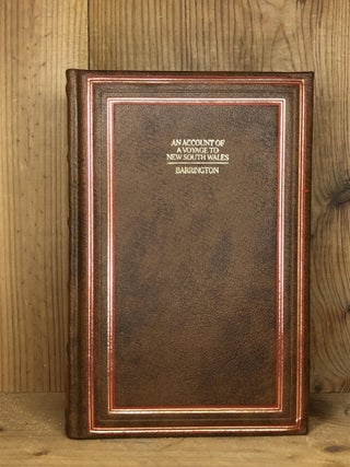 Item #005444 AN ACCOUNT OF A VOYAGE TO NEW SOUTH WALES. George Barrington