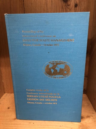 Item #005905 LAND FOR WASTE MANAGEMENT, TERRAIN UTILISE POUR LA GESTION DES DECHETS. J. Tomlinson
