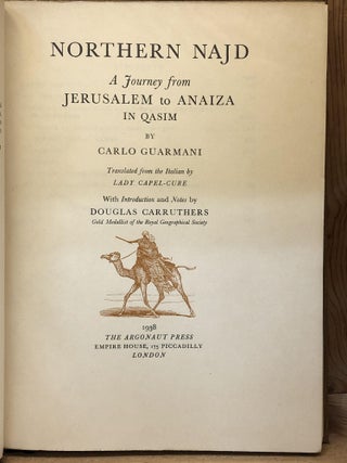 NORTHERN NAJD - a Journey from Jerusalem to Anaiza in Qasim