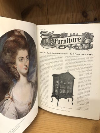 CONNOISSEUR, THE. An Illustrated Magazine for Collectors Volume XXXVI, No. 141 Through to Volume XXXIX, No. 153 and the Extra Christmas Number - Bound in One Volume