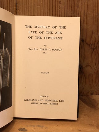 MYSTERY OF THE FATE OF THE ARK OF THE COVENANT, THE