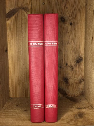 AS YOU WERE! EX-CADETS REMEMBER, In 2 Volumes. Volume I: 1876-1918. Volume II: 1919-1984.