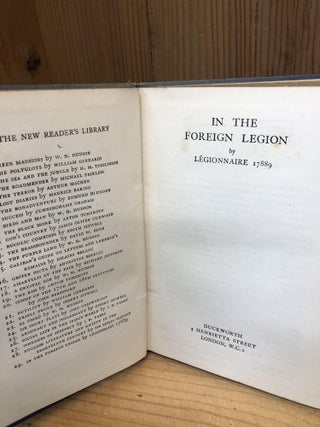 IN THE FOREIGN LEGION