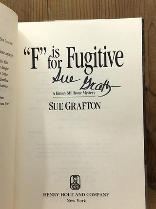 F IS FOR FUGITIVE