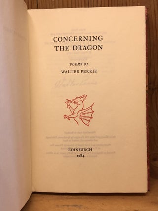 Concerning the Dragon: Poems