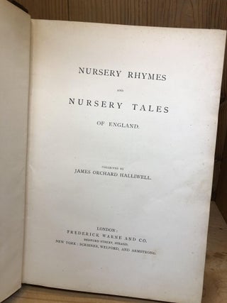 NURSERY RHYMES AND NURSERY TALES OF ENGLAND