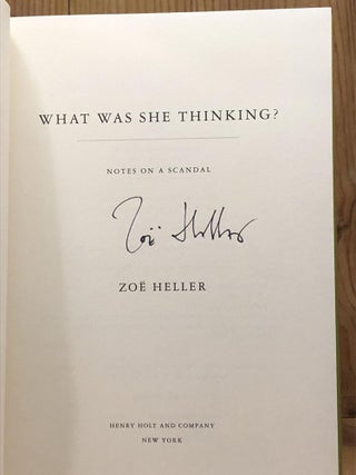 WHAT WAS SHE THINKING?