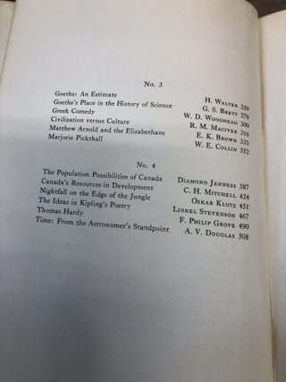 UNIVERSITY OF TORONTO QUARTERLY, Volume I, 1931-1932
