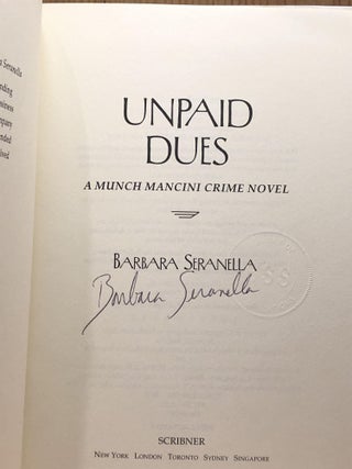 Unpaid Dues: A Munch Mancini Crime Novel (Munch Mancini Novels)