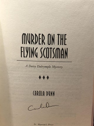 Murder on the Flying Scotsman (Daisy Dalrymple Mysteries, No. 4)