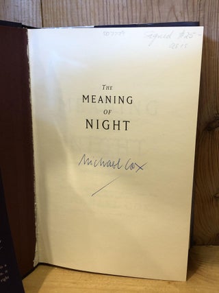 The Meaning of Night: A Confession