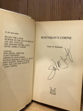 Rostnikov's Corpse