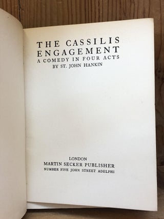 THE CASSILIS ENGAGEMENT a Comedy in Four Acts