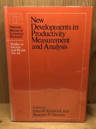 Item #009001 The Measurement of Capital. John W. Kendrick, Beatrice N. Vaccara Eds