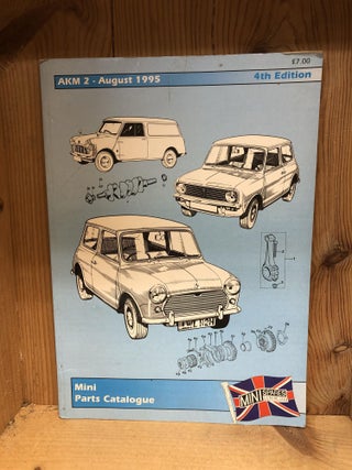 Item #009072 MINI PARTS CATALOGUE AKM 2 - AUGUST 1995. Mini Spares Centre Ltd
