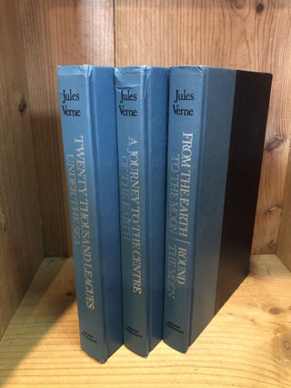 Item #501817 Three Books: From the Earth to the Moon & Round the Moon; A Journey to the Centre of...