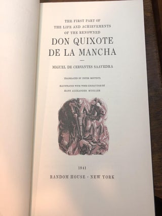 DON QUIXOTE DE LA MANCHA