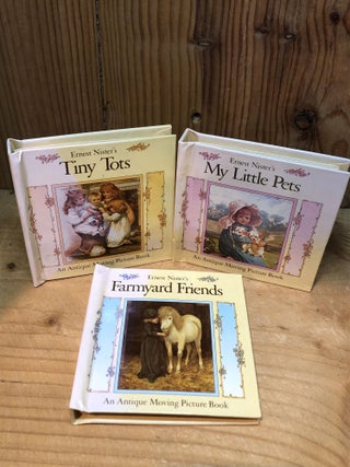 Item #502058 Farmyard Friends, My Little Pets, Tiny Tots (Set of 3 Antique Moving Picture Books)....