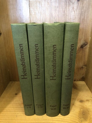 Item #502735 Heimatstimmen aus dem Kreise Olpe, 4 Volumes. Scheele, Norbert