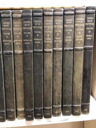 The Author's Edition of Canada and Its Provinces. A History of the Canadian People and Their Institutions by One Hundred Associates. In Twenty-Two Volumes and Index.