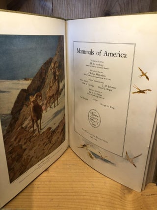 Mammals of America, Nature Lover's Library, Volume IV only