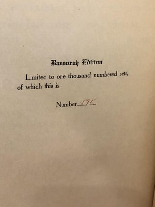 The Book of the Thousand Nights and a Night, Volume VII only