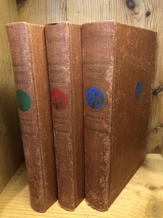 Item #502874 Anthony Adverse, 3 Volumes. Hervey Allen