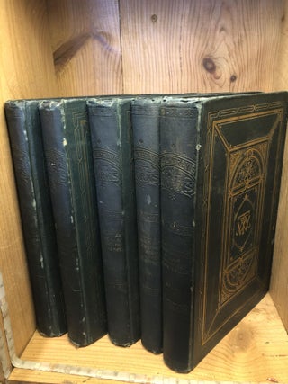 Item #502877 The Works of William Makepeace Thackeray, 5 Volumes: II, IV,V, VI, VIII. William...