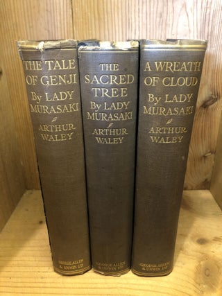 Item #502891 The Tale of Genji, The Sacred Tree, A Wreath of Cloud (3 Books). Lady Murasaki,...