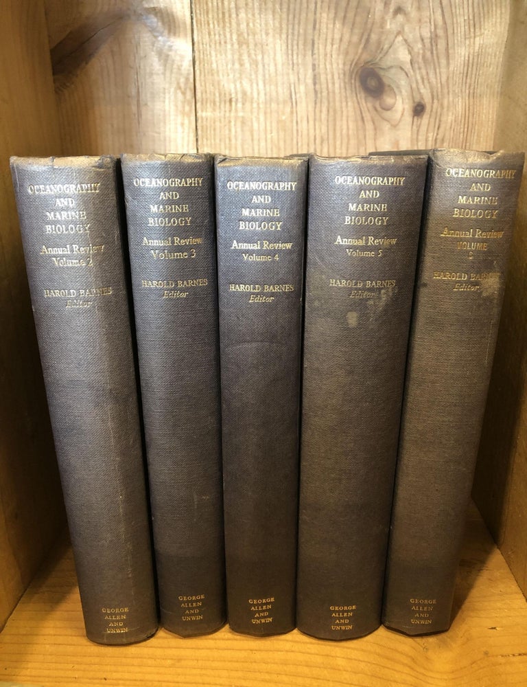 Item #502892 Oceanography and Marine Biology Annual Review, Volumes 2 through 6. Harold Barnes.