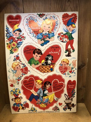 Vintage 98 Piece Valentine Playbook