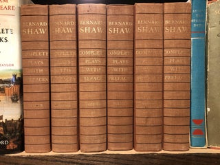 Item #502974 Bernard Shaw Complete Plays With Prefaces, 6 Volume Set. Bernard Shaw