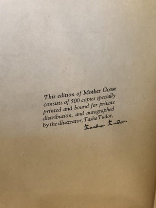 Mother Goose, Seventy-seven Verses with Pictures by Tasha Tudor
