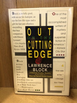 Item #503587 Out on the Cutting Edge. Lawrence Block