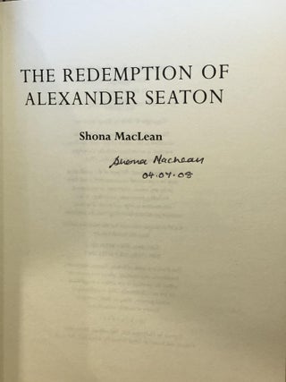 The Redemption of Alexander Seaton