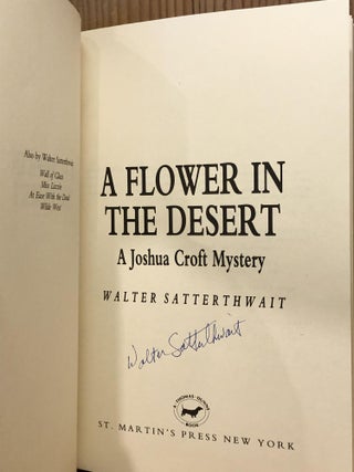 A Flower in the Desert: A Joshua Croft Mystery