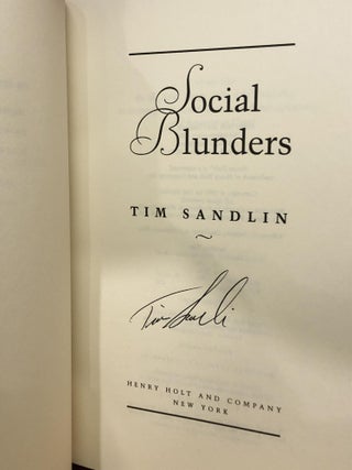 Social Blunders