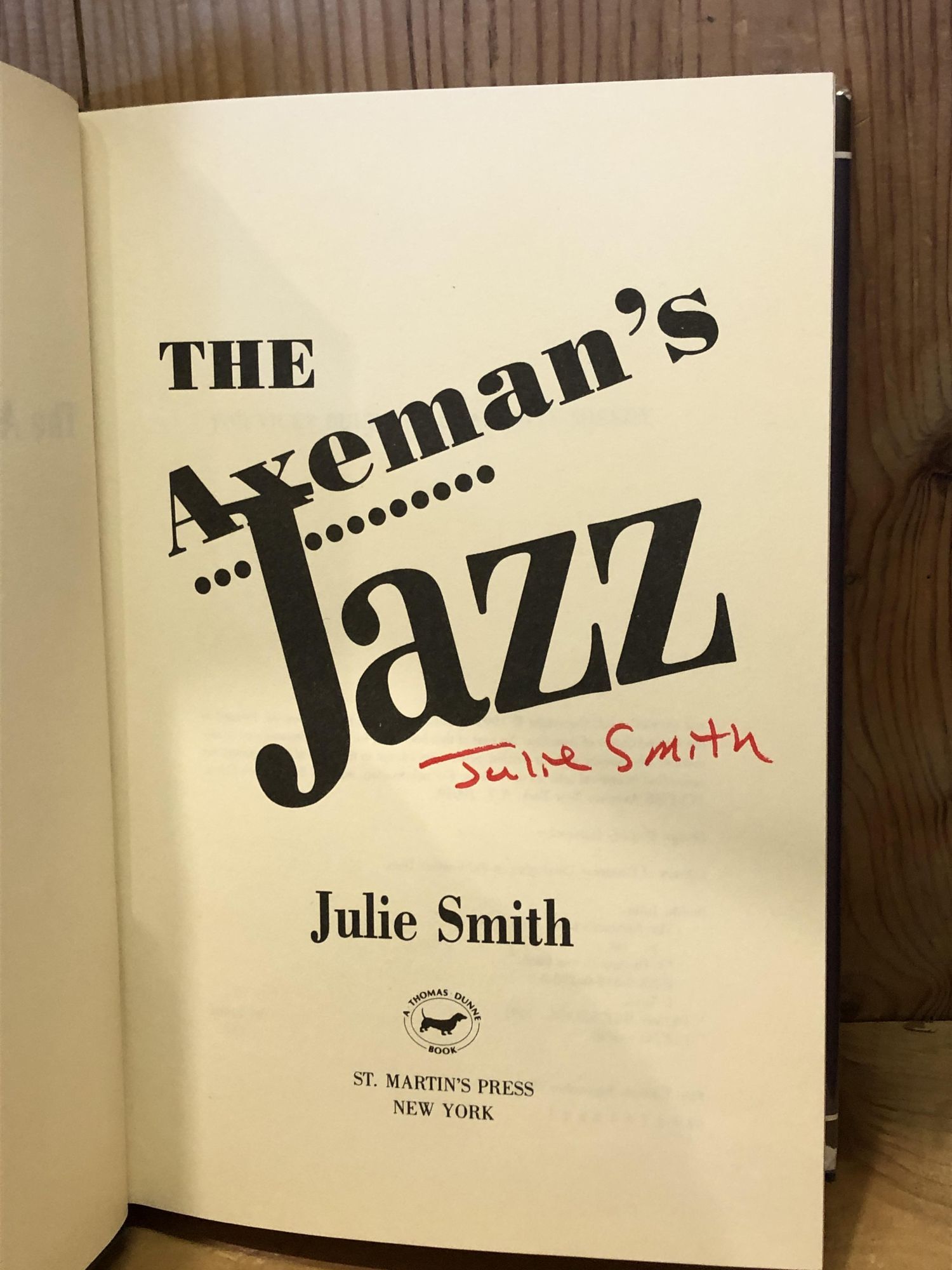 The Axeman's Jazz | Julie Smith | Fifth Edition